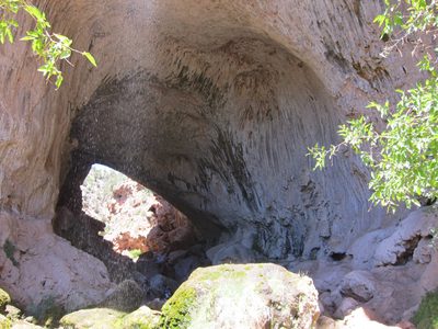 A view through the tunnel